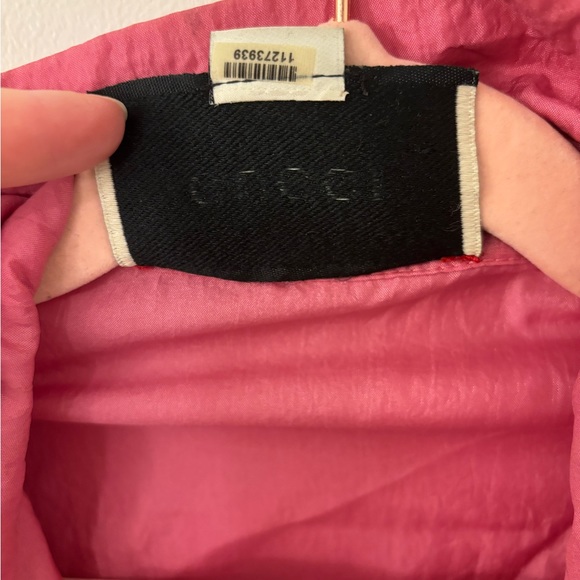 GUCCI LOGO TRACK JACKET PINK SIZE S - Picture 11 of 11